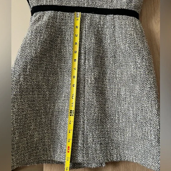 Maje - Silver Tweed Mini Dress - Size 38 (US 6) - Picture 9 of 10